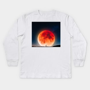 Red Moon Kids Long Sleeve T-Shirt